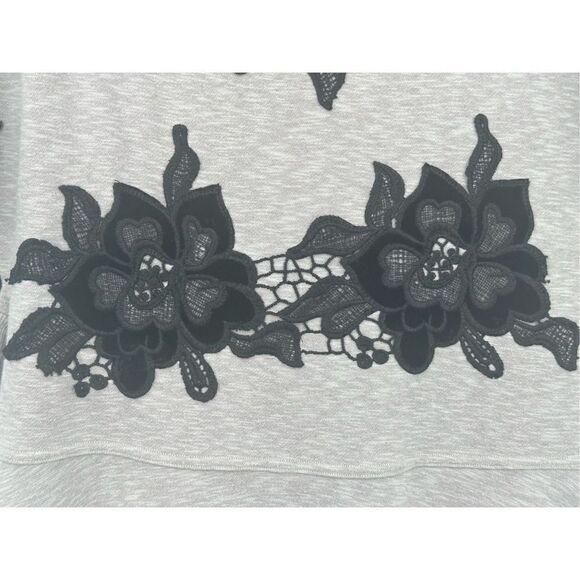 Soft Surroundings gray long sweatshirt top size XS - Picture 2 of 7